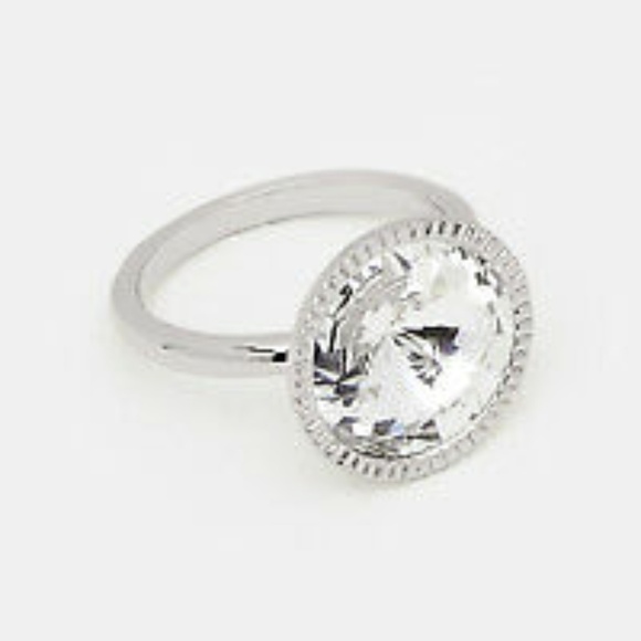💕TED BAKER💕 Rada Rivoli Crystal Ring S/M - Picture 3 of 8